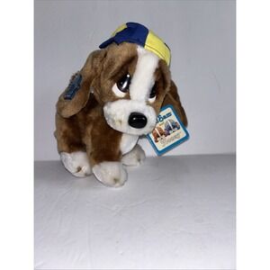 VTG 1987 Applause Strutting Sad Sam with Hat 7" Plush Stuffed Animal Toy Dog